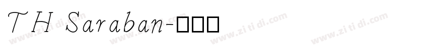 TH Saraban字体转换